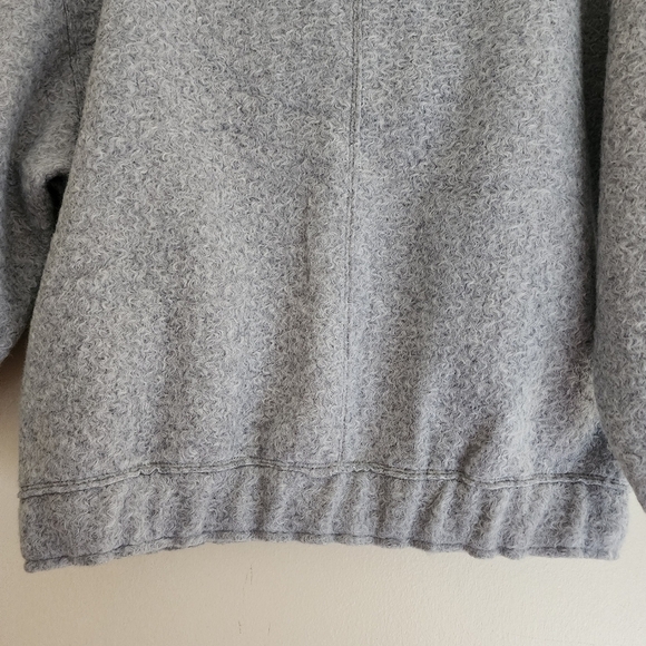 Zara Boucle Bomber Jacket Blogger Coat Size XS in Light Gray - Picture 14 of 16